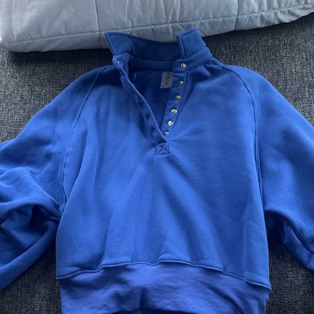 Altar'd State Blue Pullover Sweatshirt